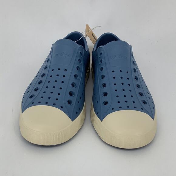 Native Shoes Mens 5 Oasis Blue Jefferson Slip On Sneaker Perforated P2-73 - Picture 2 of 10